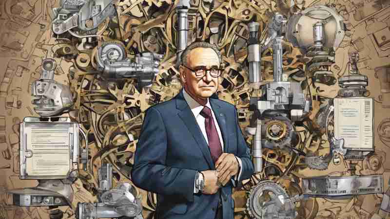 Schumer Unveils Proposed Framework for Artificial Intelligence Legislation, Concept art for illustrative purpose, tags: der - Monok